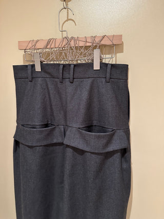 Conchoboe Pleated Pants-Grey