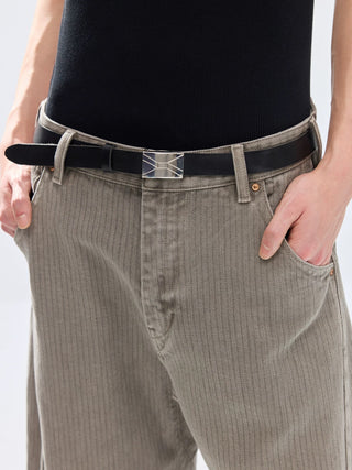 Simple Project Brass Buckle Belt