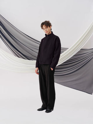 Sculpted Wool Trousers