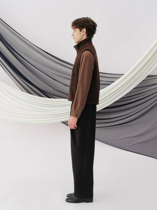 Sculpted Wool Trousers
