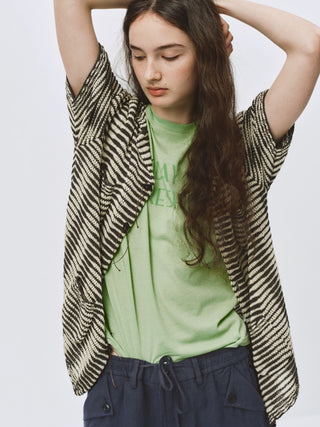 Simple Project Striped Cuban Shirt