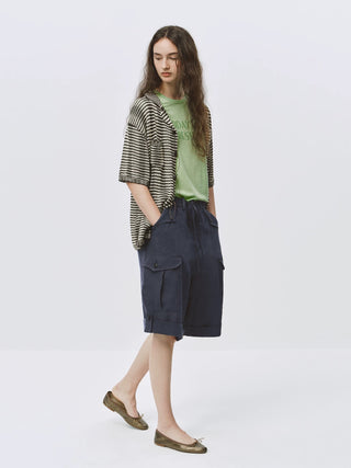Simple Project Striped Cuban Shirt