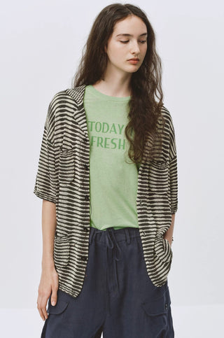 Simple Project Striped Cuban Shirt