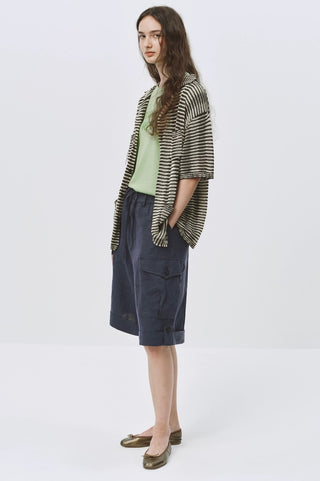 Simple Project Striped Cuban Shirt