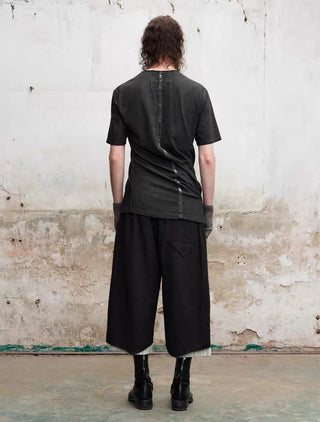 ILNya Draped Charcoal T-shirt