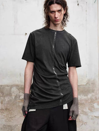 ILNya Draped Charcoal T-shirt