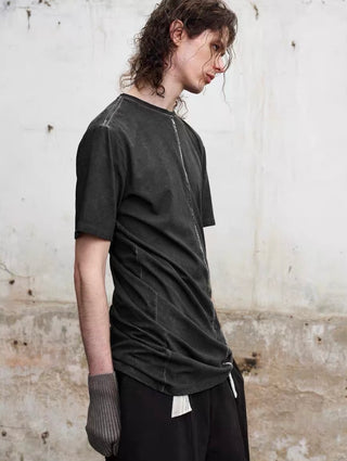 ILNya Draped Charcoal T-shirt