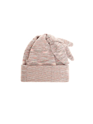 6CRAYON Three-Ear Knit Beanie-Pastel Print