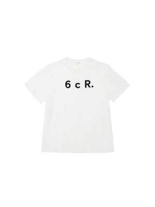6Crayon Box Fit T-Shirt-White Black