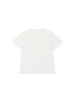 6Crayon Box Fit T-Shirt-White Red