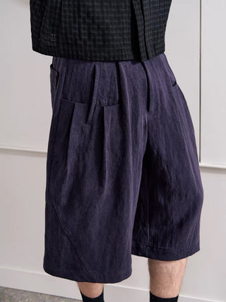 Conchoboe Flow Shorts-Hazy Purple