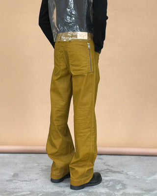 KILLWHY Waxed Jeans-Mud Yellow