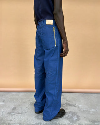 KILLWHY Waxed Jeans-Iron Blue
