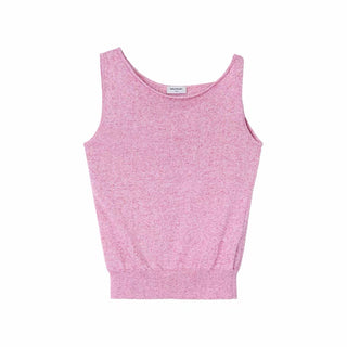 Simple Project Knotted Top-Plum Pink