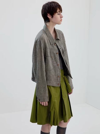 Simple Project Type2 Linen Jacket