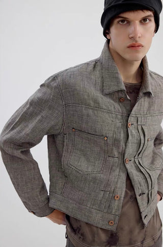 Simple Project Type2 Linen Jacket
