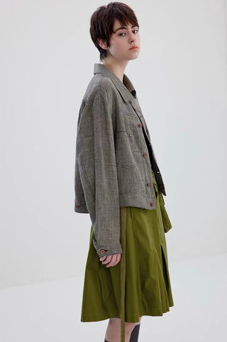 Simple Project Type2 Linen Jacket
