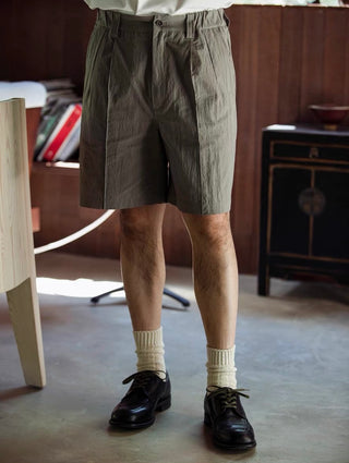 MIZUTOKI French Work Shorts-Moosewood