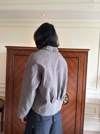 Conchoboe Naval Blazer-Brown