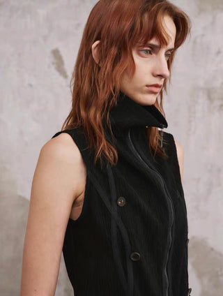 ILNya Napoleon Button Vest