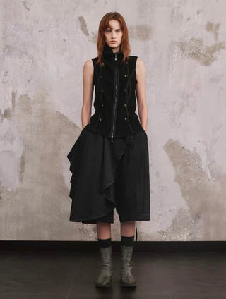 ILNya Napoleon Button Vest