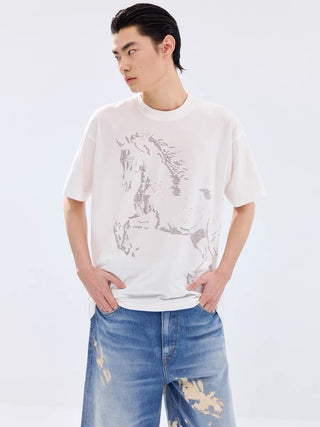Simple Project Abstract Horse Silhouette Tee