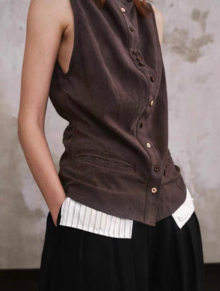 ILNya Matte Tailored Waistcoat