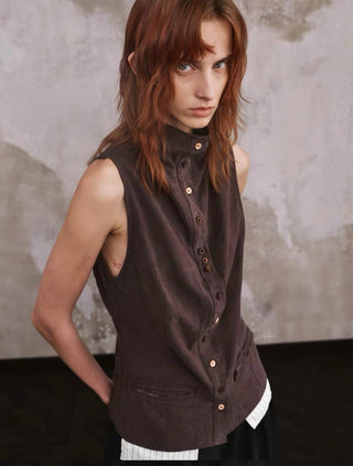 ILNya Matte Tailored Waistcoat