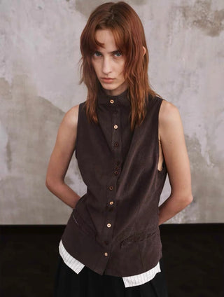 ILNya Matte Tailored Waistcoat
