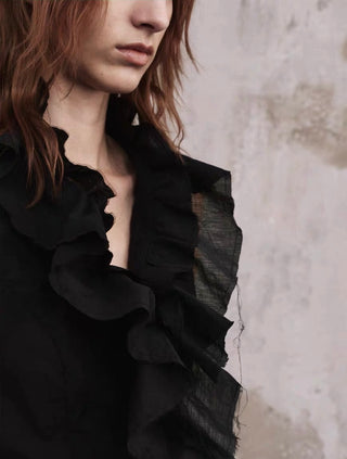 ILNya Ruffled Corset Top