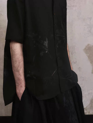 ILNya Fallen Blossom Print Shirt