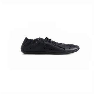 Simple Project Riding Leather Shoes-Black