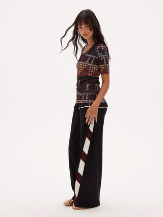 597c Slash Relaxed Pants