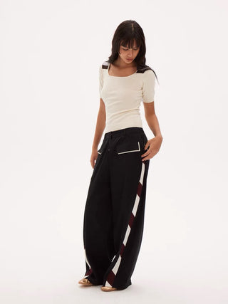 597c Slash Relaxed Pants