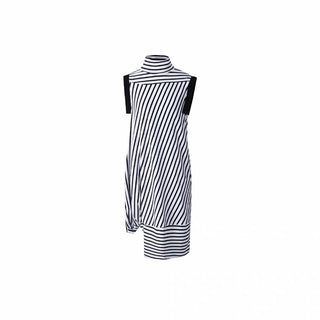 597c Straight-Cut Cotton Maxi Dress