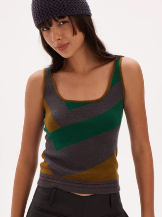 597c Ribbed knit Tank top