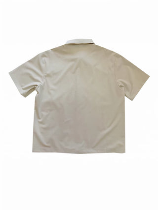Conchoboe Shawl Shirt-Beige