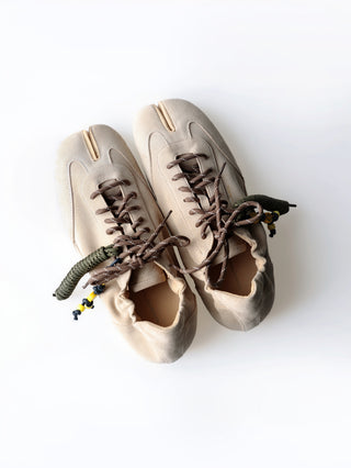 6CRAYON TABI Sneakers-Khaki Suede