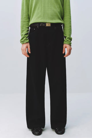 Simple Project Black Straight Leg Jeans