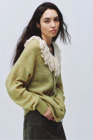 Simple Project Wool Fringe Scarf