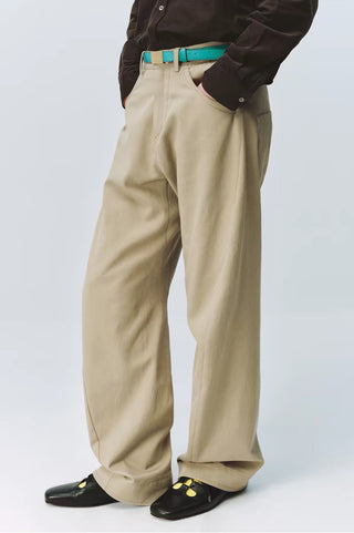 Simple Project Sand-Washed Engineered Trousers