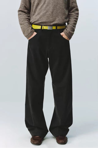 Simple Project Sand-Washed Engineered Trousers