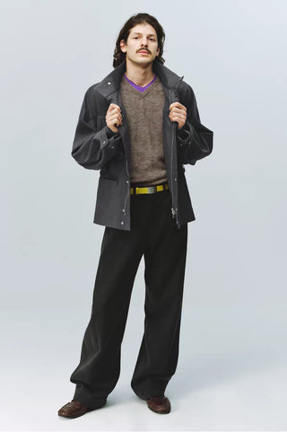 Simple Project Sand-Washed Engineered Trousers