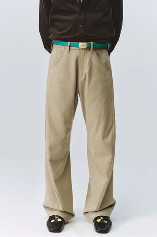 Simple Project Sand-Washed Engineered Trousers