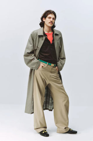 Simple Project Sand-Washed Engineered Trousers
