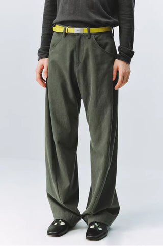 Simple Project Sand-Washed Engineered Trousers