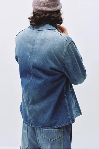 Simple Project French Workwear Denim Jacket