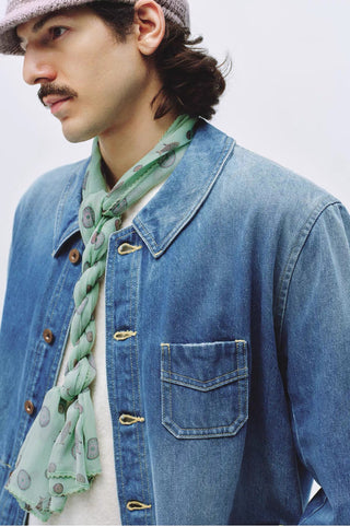 Simple Project French Workwear Denim Jacket
