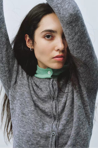 Simple Project Merino Wool Slim-Fit Cardigan