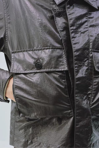 Simple Project Coated Short Jacket